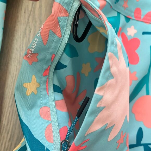 Nike Repel Floral Print Golf Anorak Jacket Size Small Women Rain jacket - Picture 7 of 10